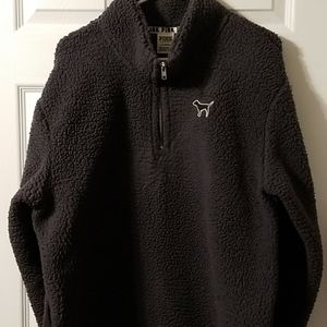 Pink Victoria's Secret Grey Sherpa